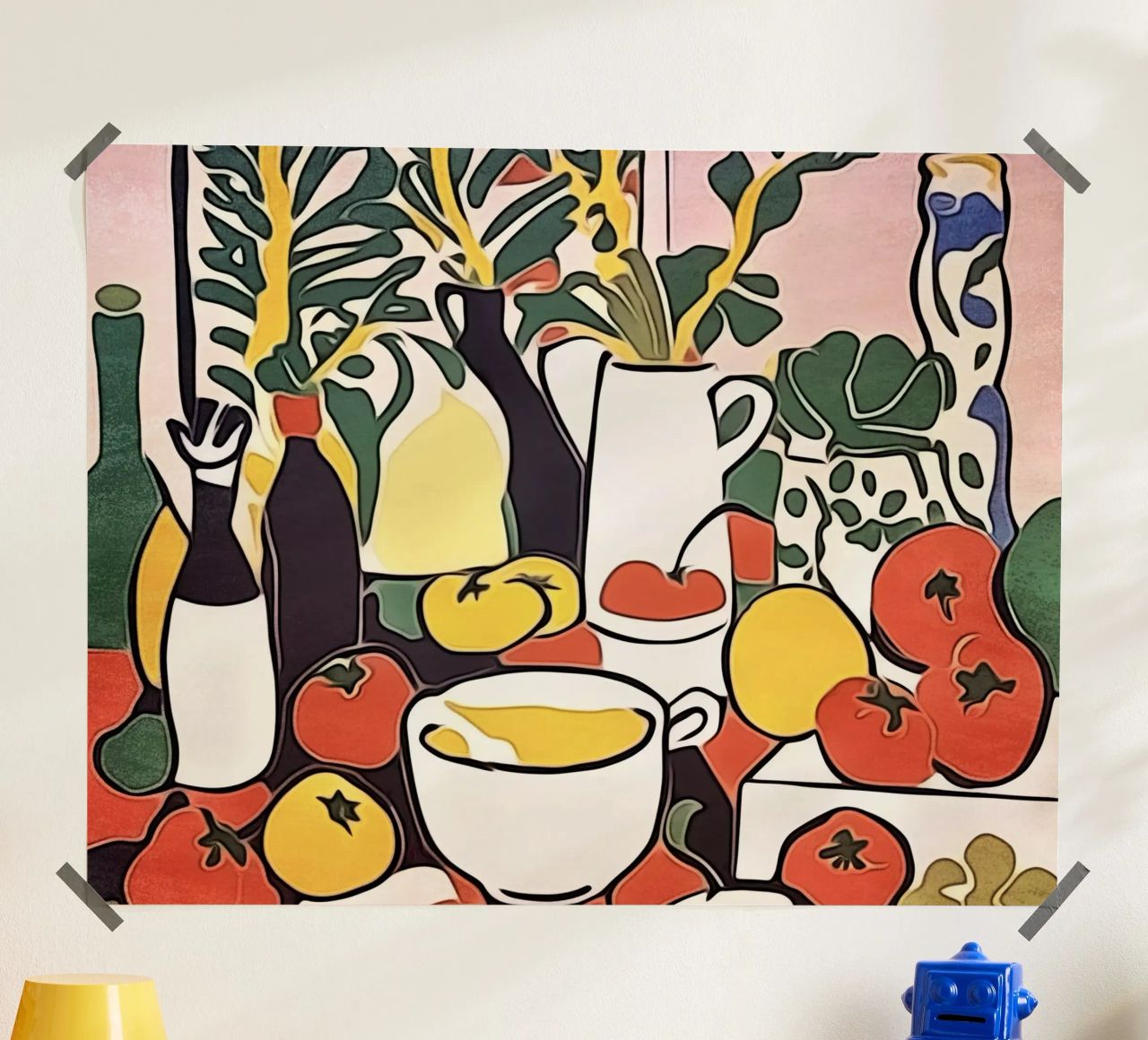 Les tomates dans la cuisine poster de ZAMART
