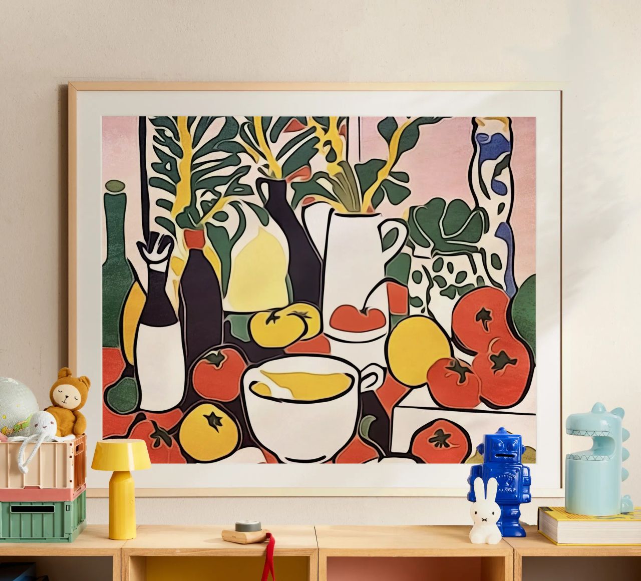 Les tomates dans la cuisine poster de ZAMART
