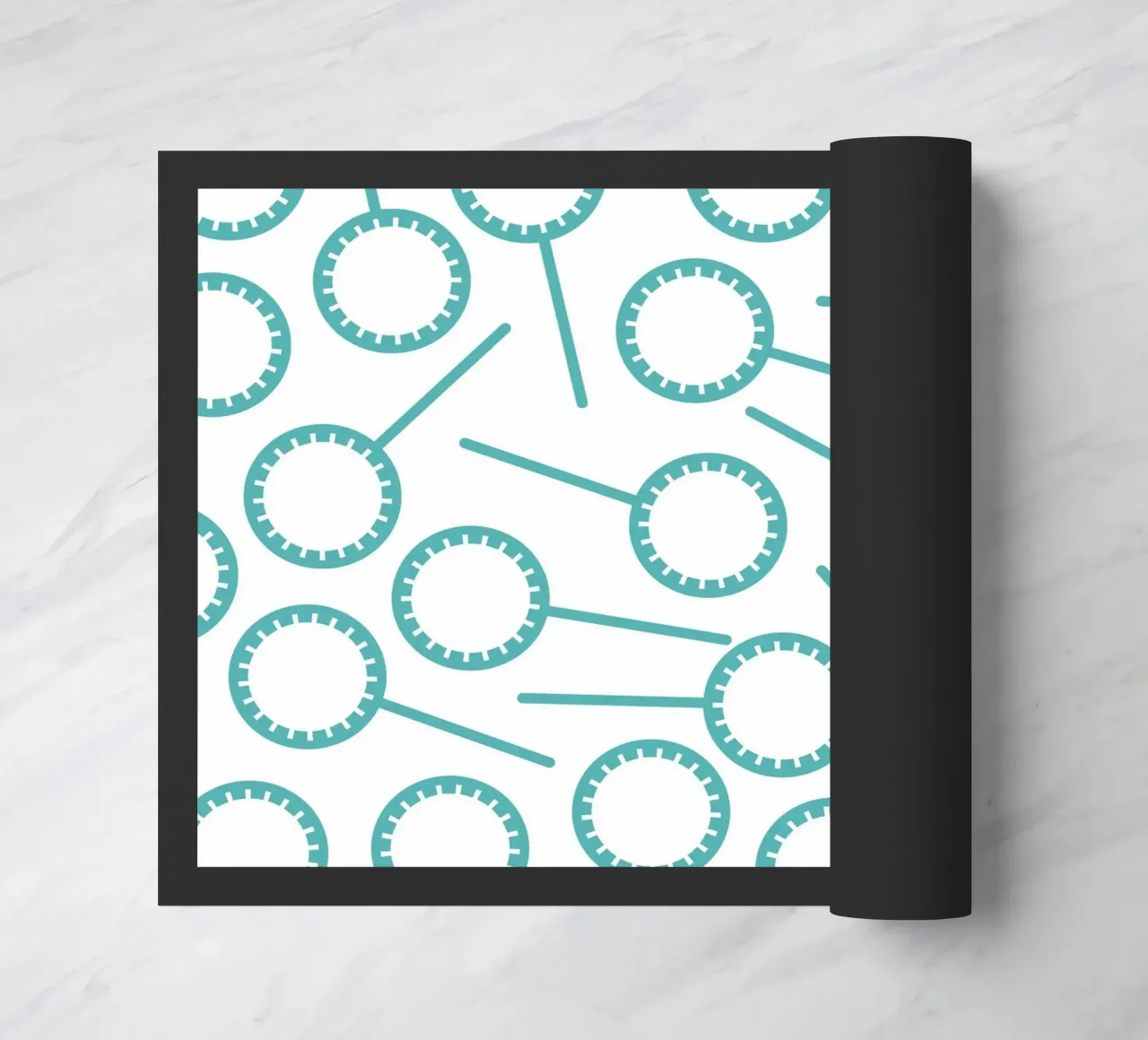 Bubble Stick Tool doormat by Yoko Drawing Art