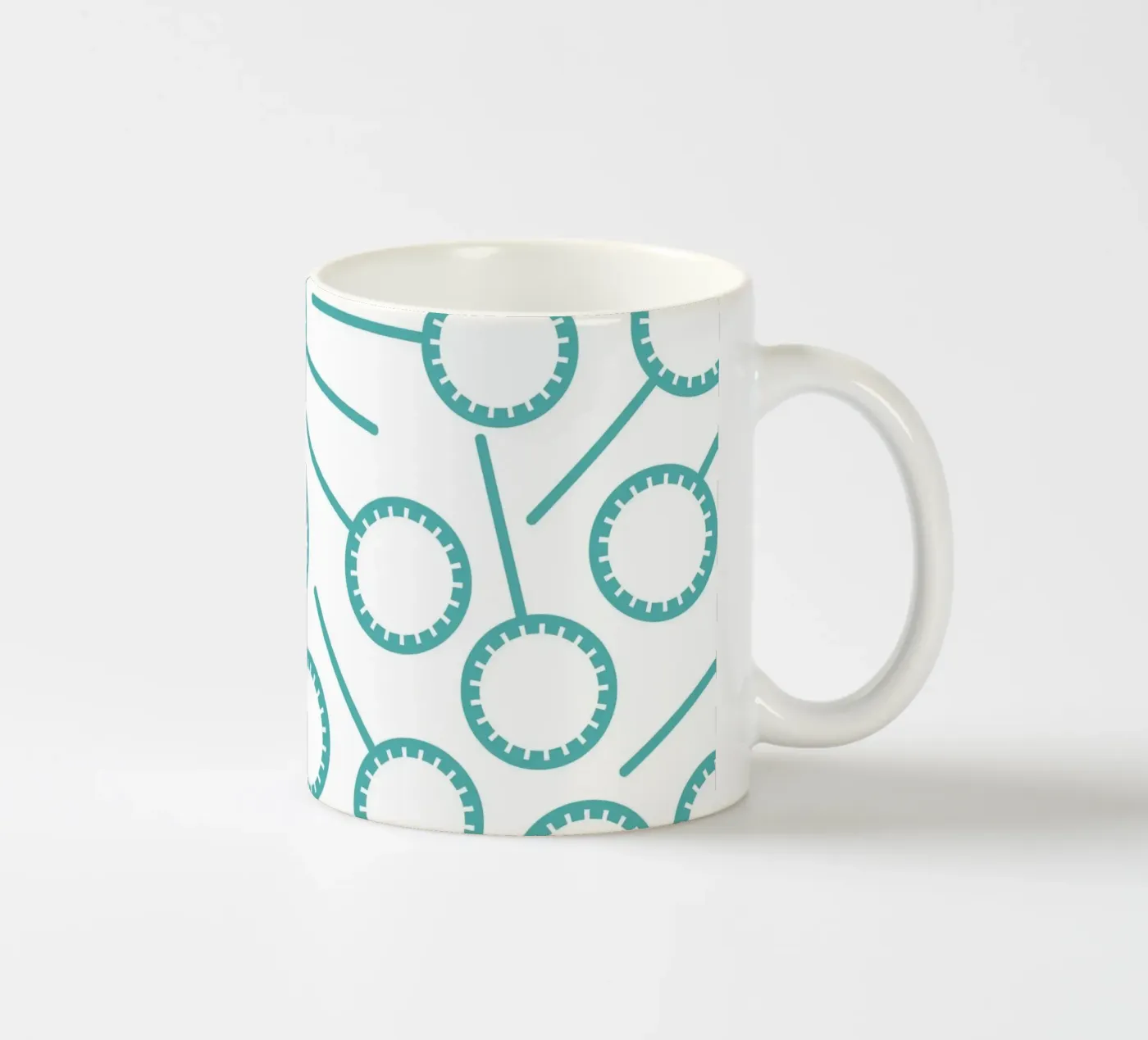 Bubble Stick Tool ceramic mug by Yoko Drawing Art
