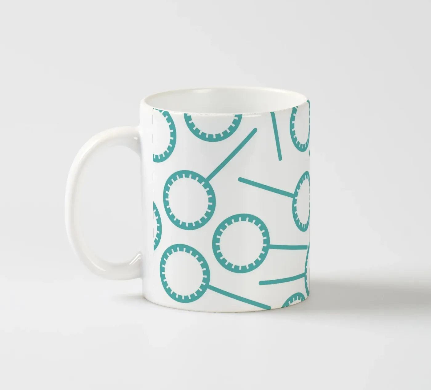 Bubble Stick Tool ceramic mug by Yoko Drawing Art
