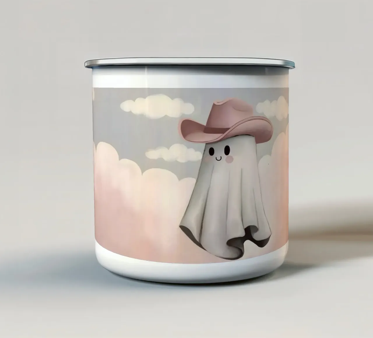 Salve Fantasma tazza in smalto da cafelab