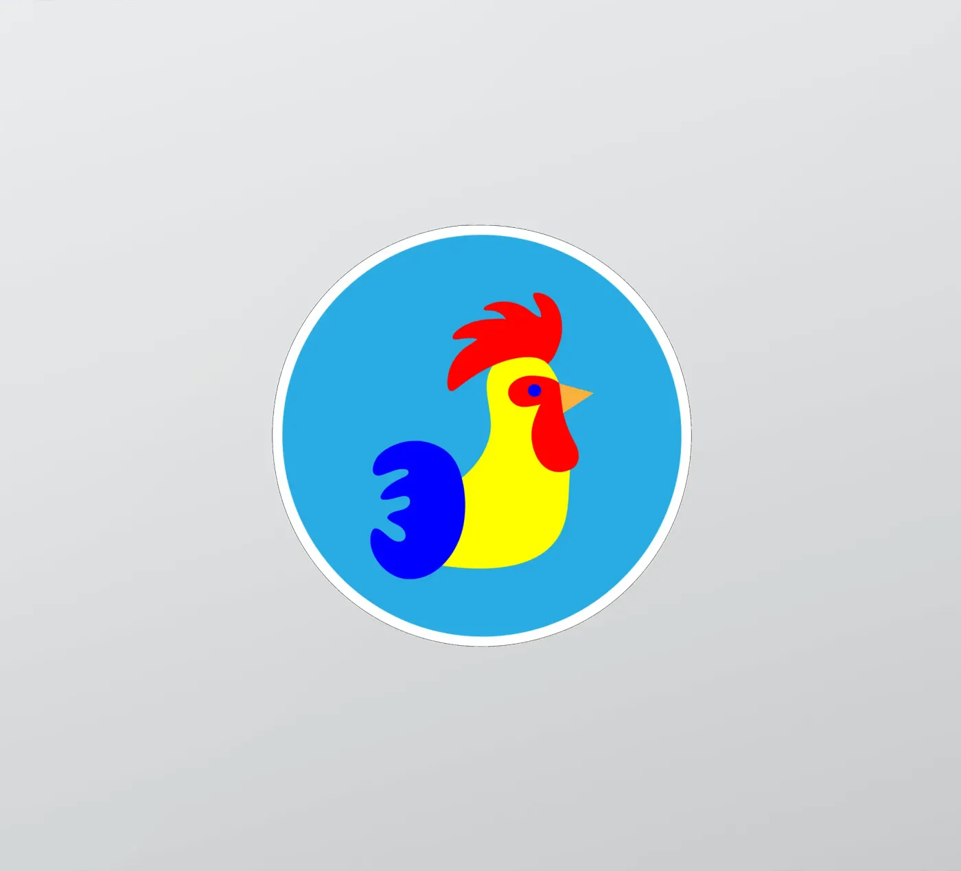 ROOSTER sticker by isaduval_paris