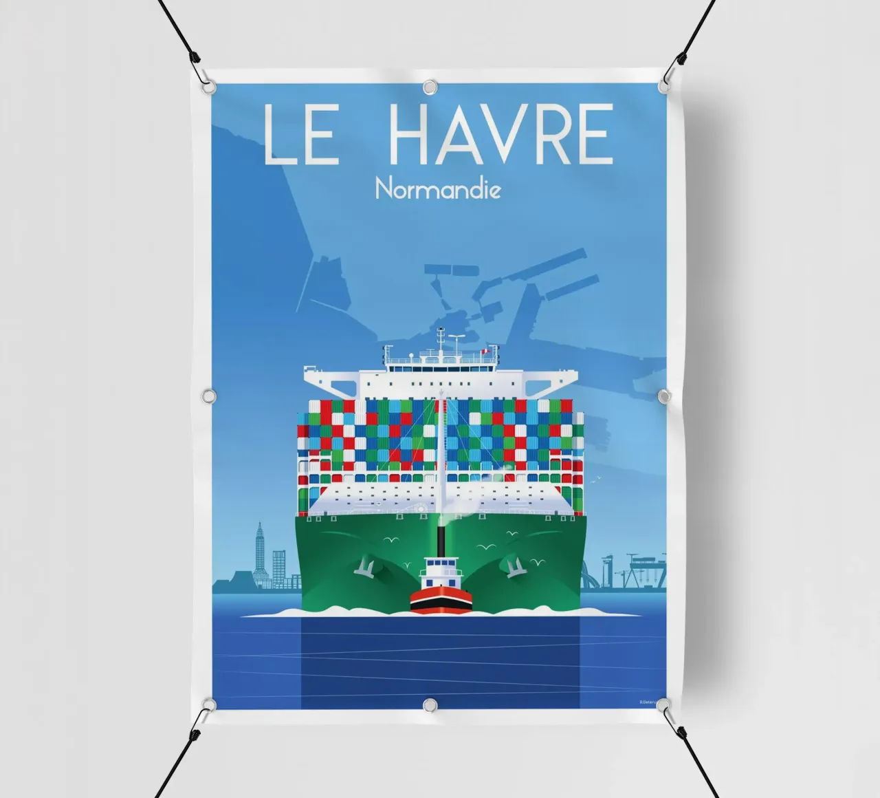 LE HAVRE telo in pvc da Raphaël Delerue