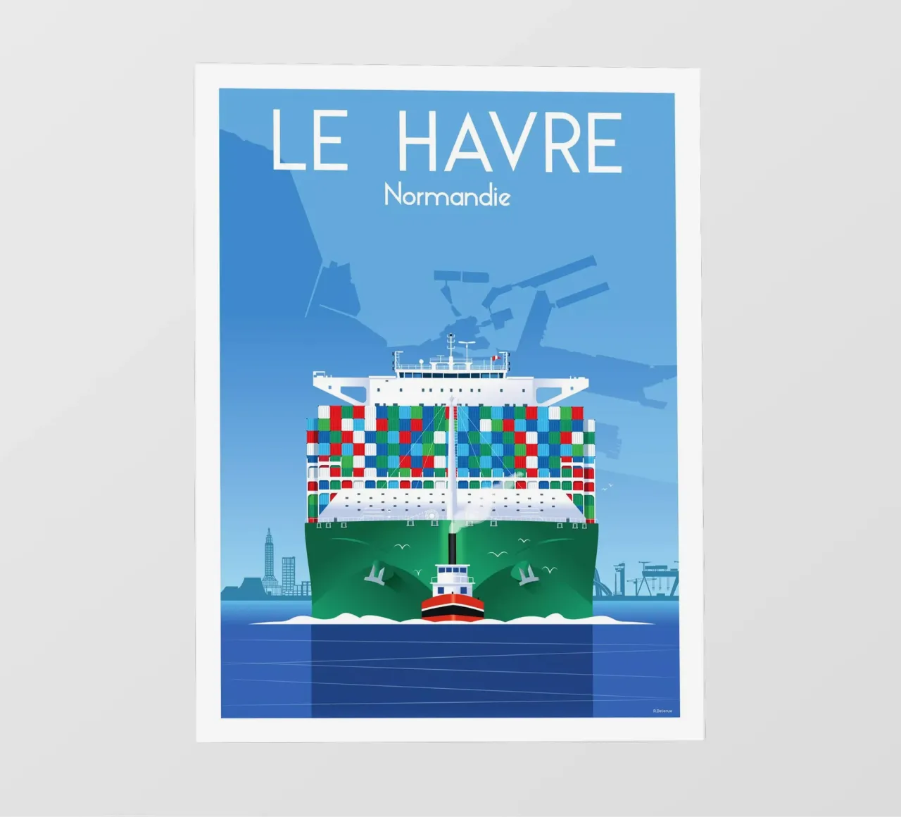 LE HAVRE telo in pvc da Raphaël Delerue