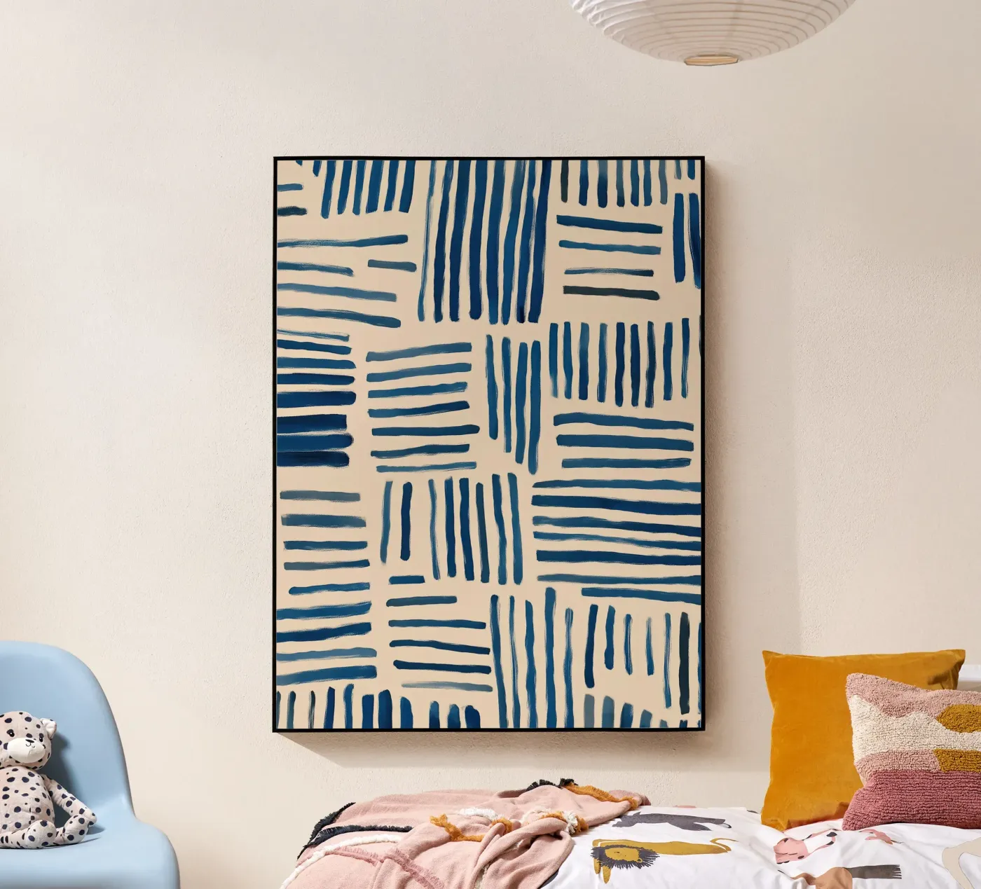 Indigo Weave Acryl-Glas von Sienna Atelier