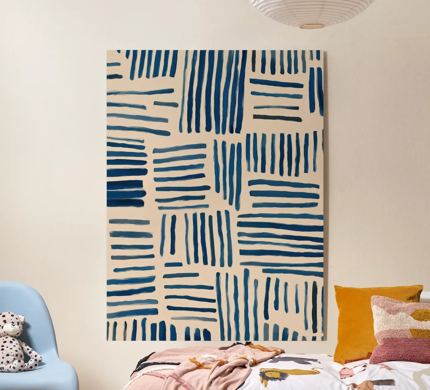 Indigo Weave Acryl-Glas von Sienna Atelier