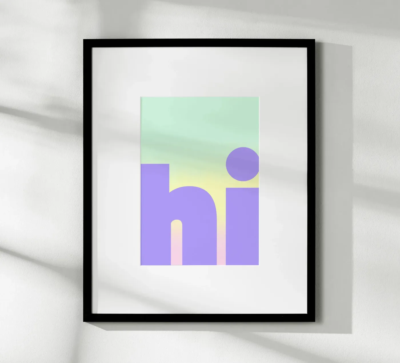 Hi. poster da FRICKE DESIGN