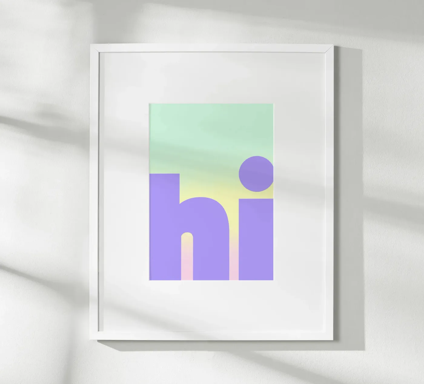 Hi. poster da FRICKE DESIGN