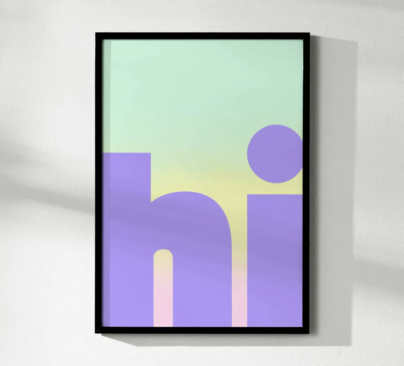 Hi. poster da FRICKE DESIGN