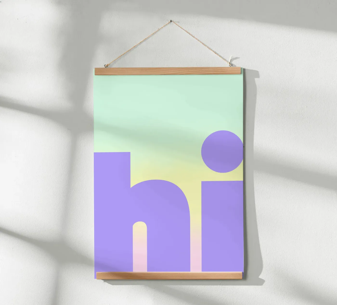 Hi. poster da FRICKE DESIGN