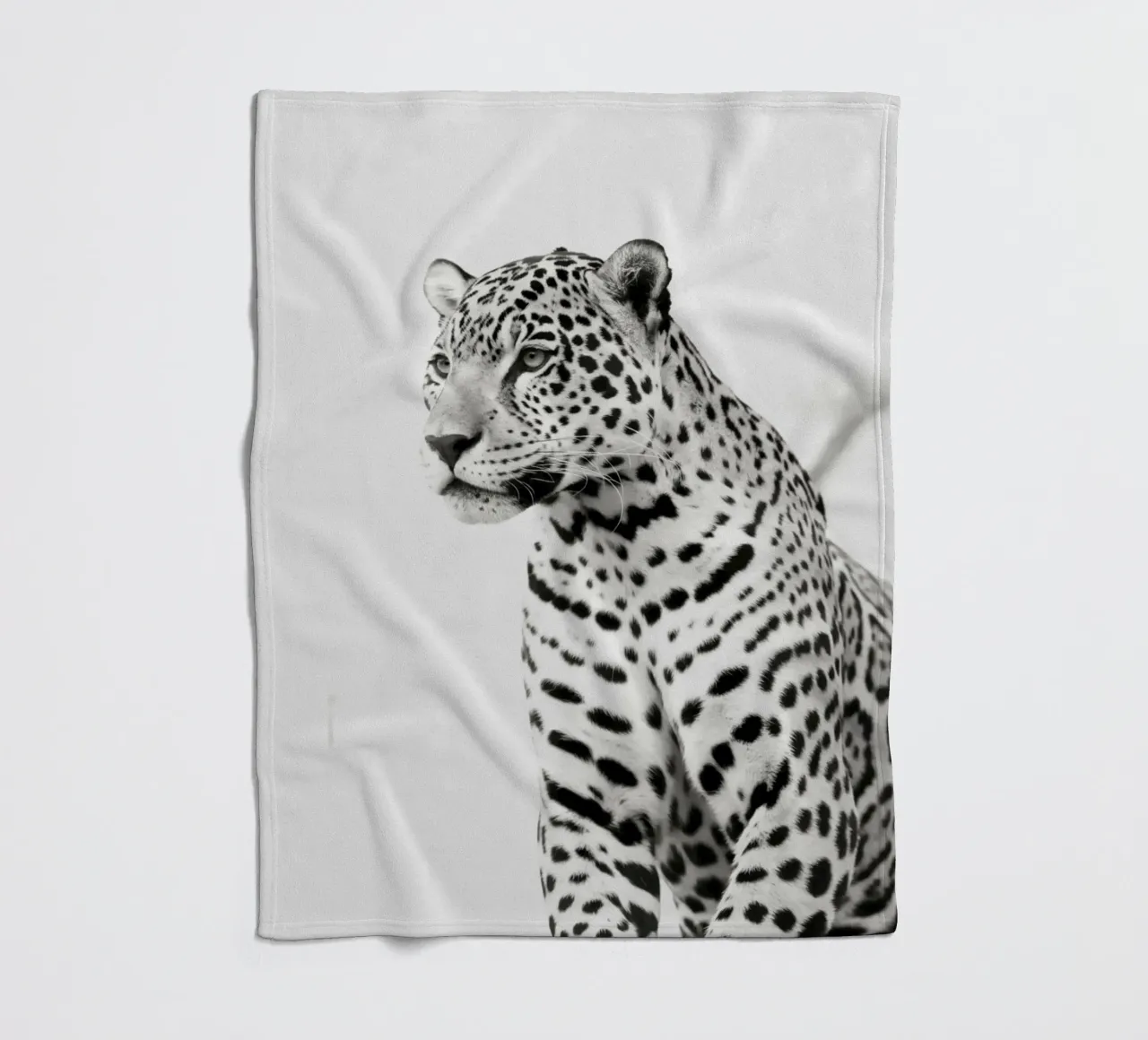 Leopard fleece blanket by PERSIE