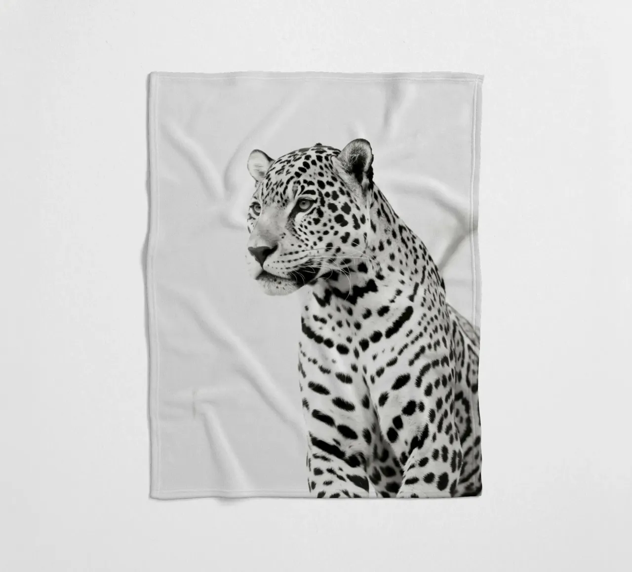 Leopard fleece blanket by PERSIE