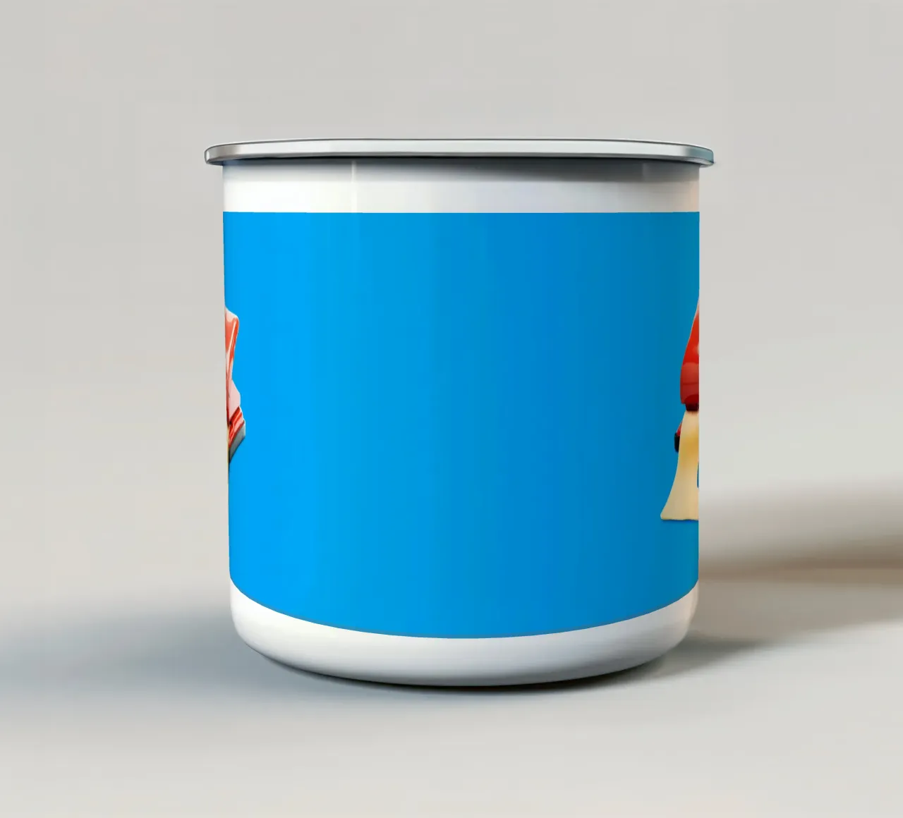 Formaggiere tazza in smalto da 360brain