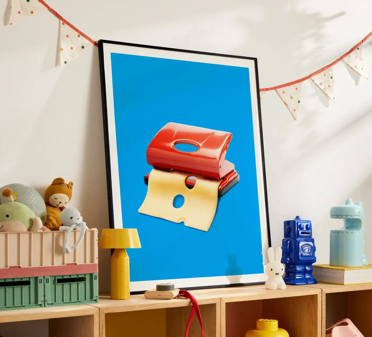 Formaggiere poster con telaio in alluminio da 360brain