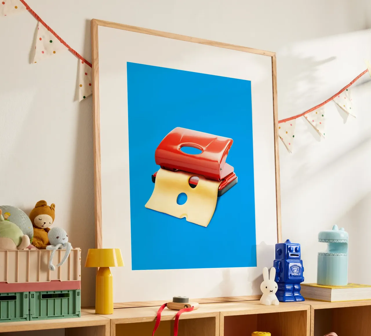 Formaggiere poster con telaio in alluminio da 360brain