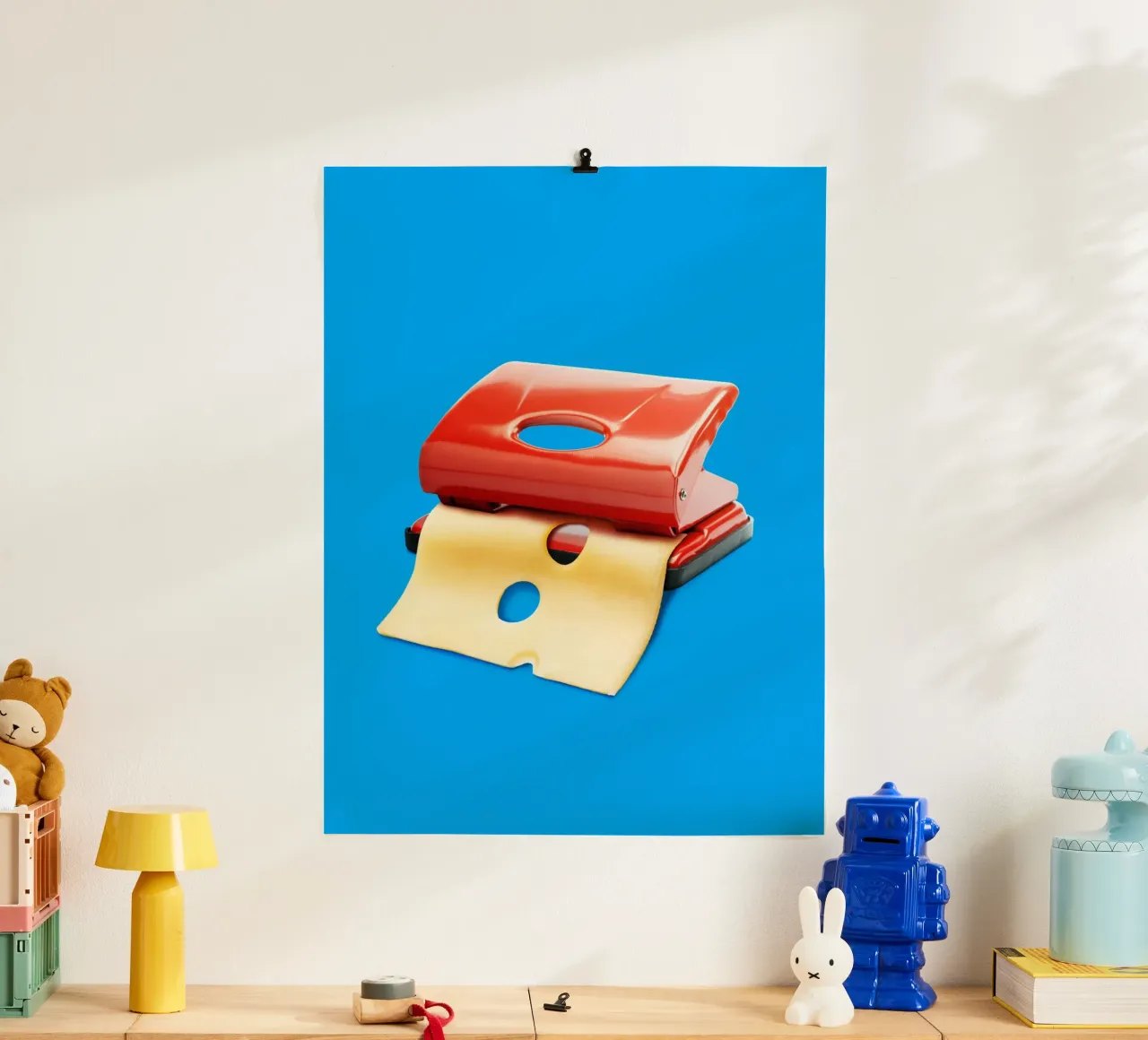 Formaggiere poster con telaio in alluminio da 360brain