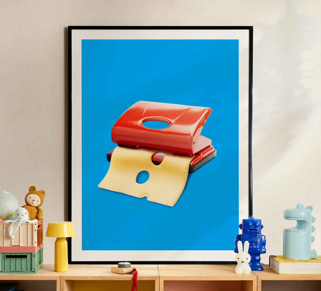 Formaggiere poster con telaio in alluminio da 360brain