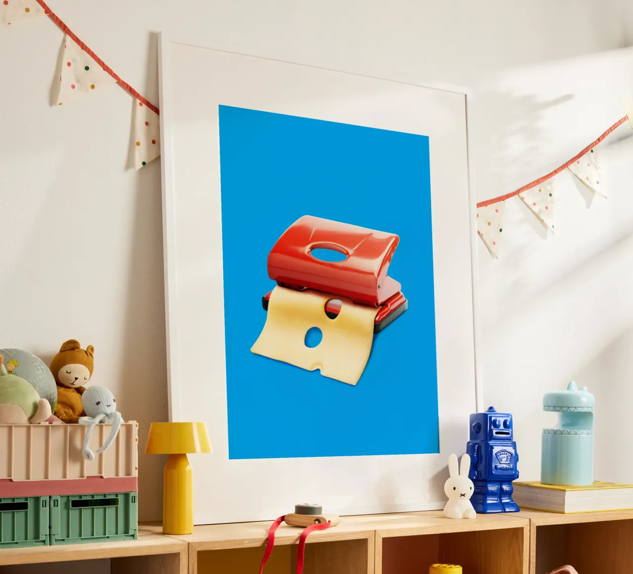 Formaggiere poster con telaio in alluminio da 360brain