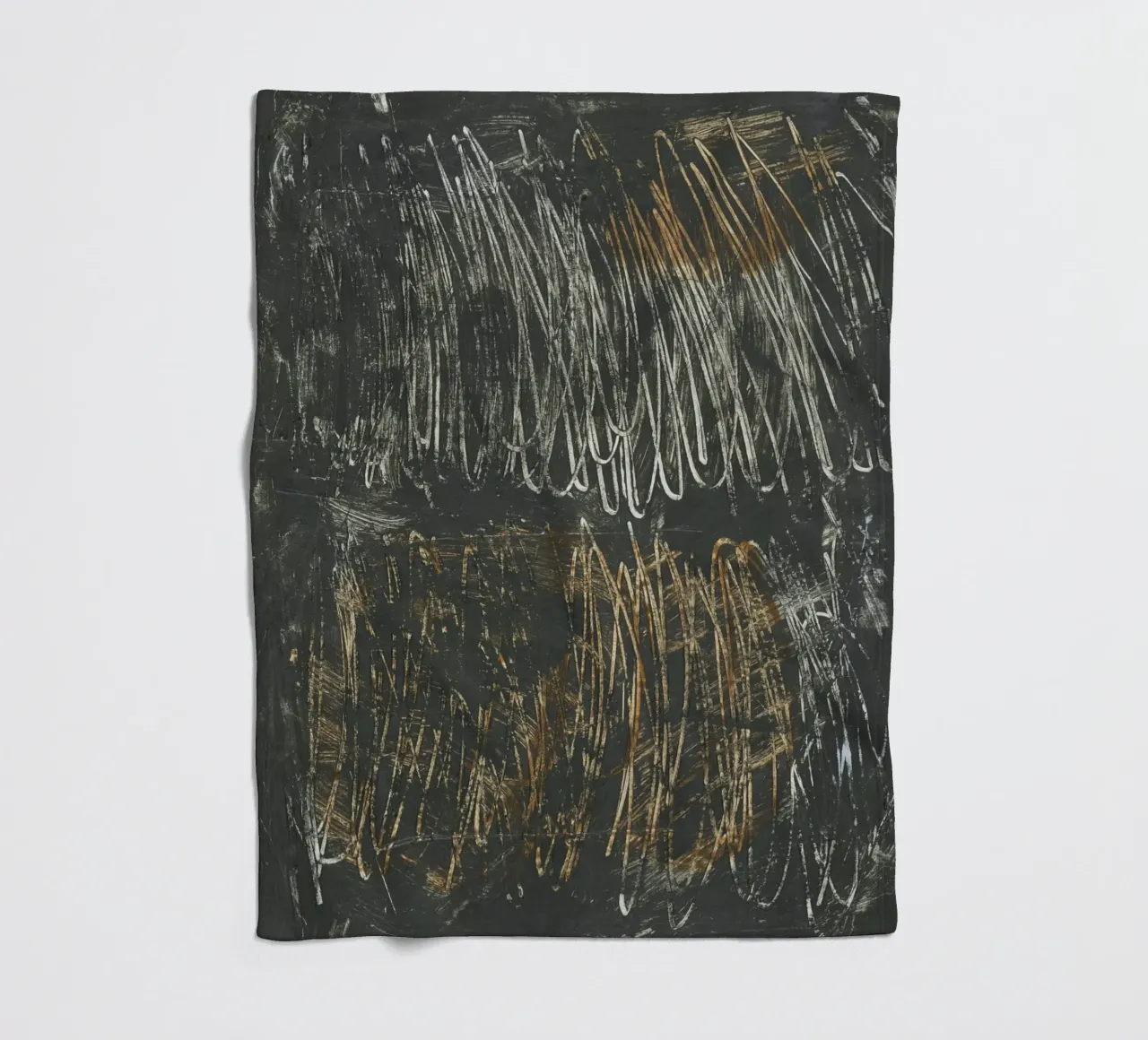 lines and scribble coperta in pile da IRIS LEHNHARDT FINE ART