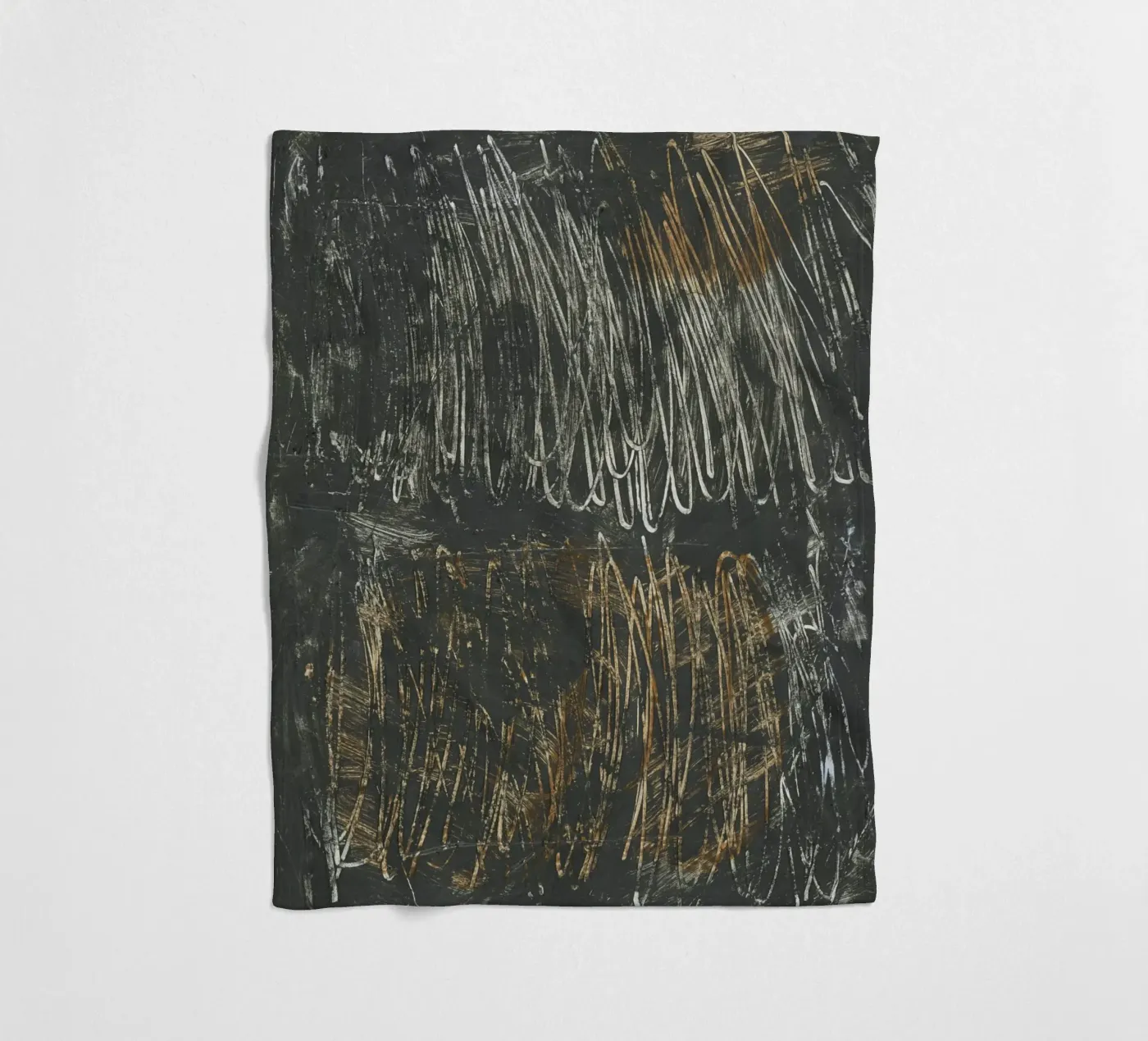 lines and scribble fleecedeken van IRIS LEHNHARDT FINE ART