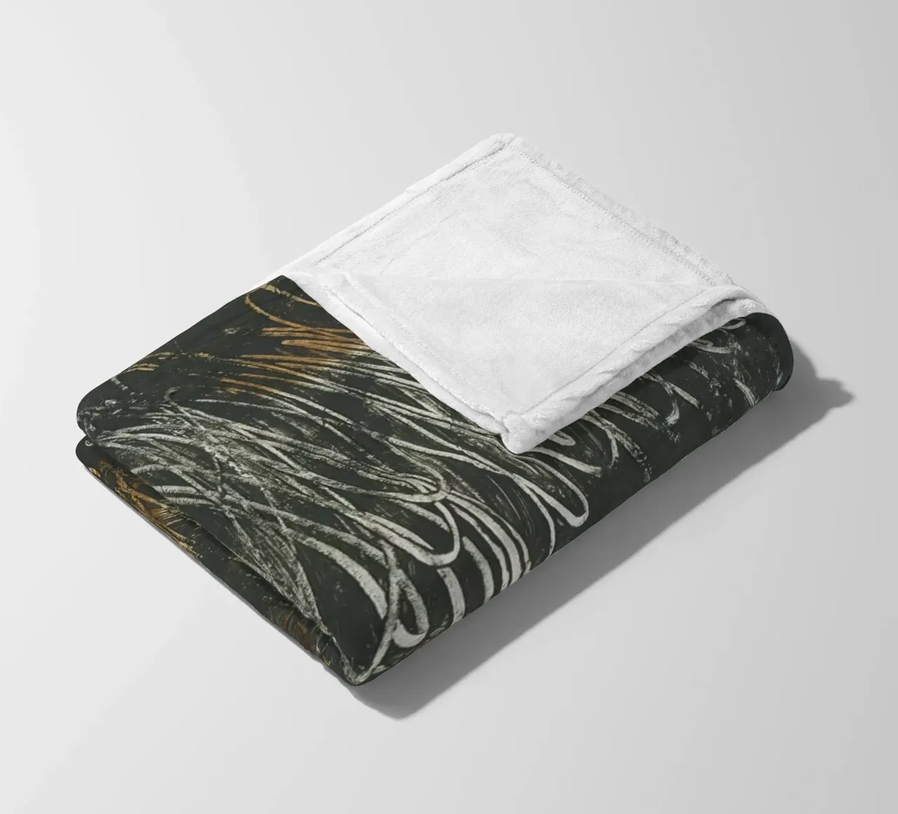 lines and scribble coperta in pile da IRIS LEHNHARDT FINE ART