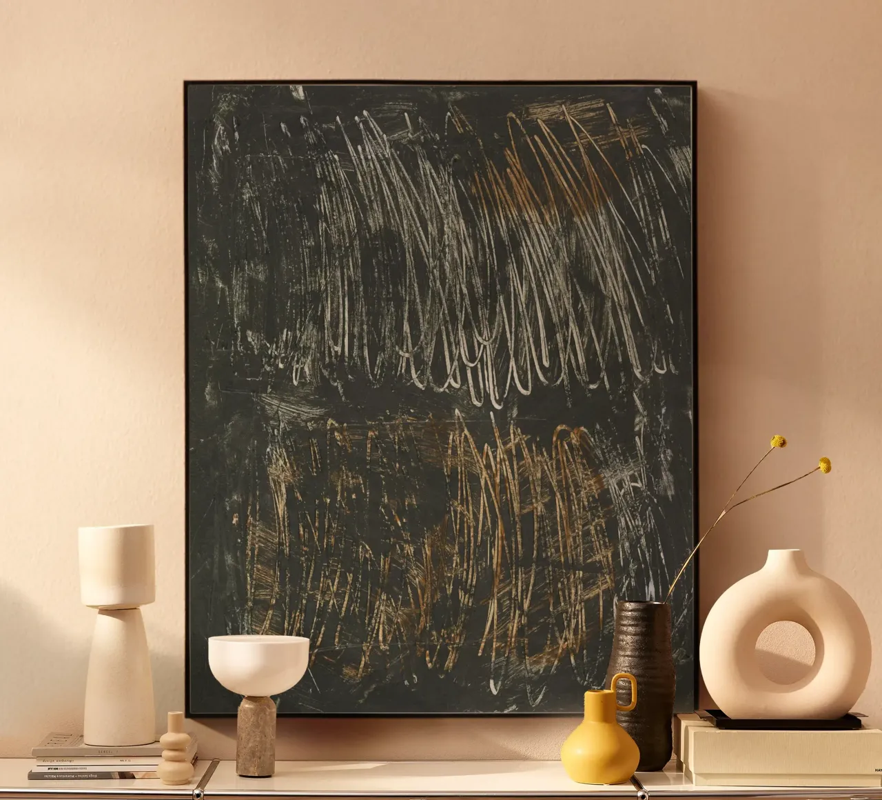 lines and scribble pannello forex da IRIS LEHNHARDT FINE ART