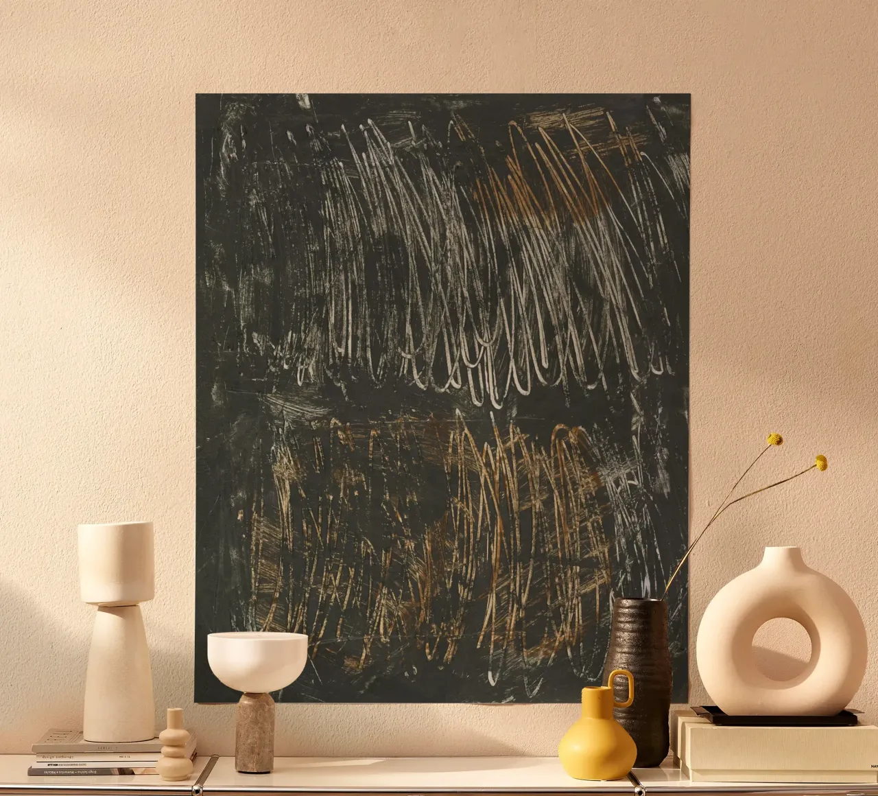 lines and scribble poster da IRIS LEHNHARDT FINE ART