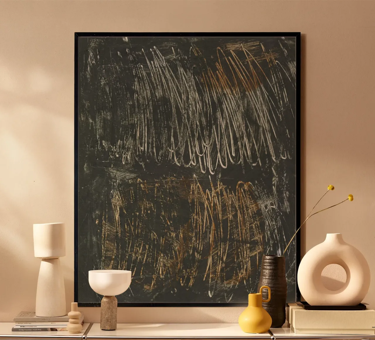 lines and scribble poster da IRIS LEHNHARDT FINE ART