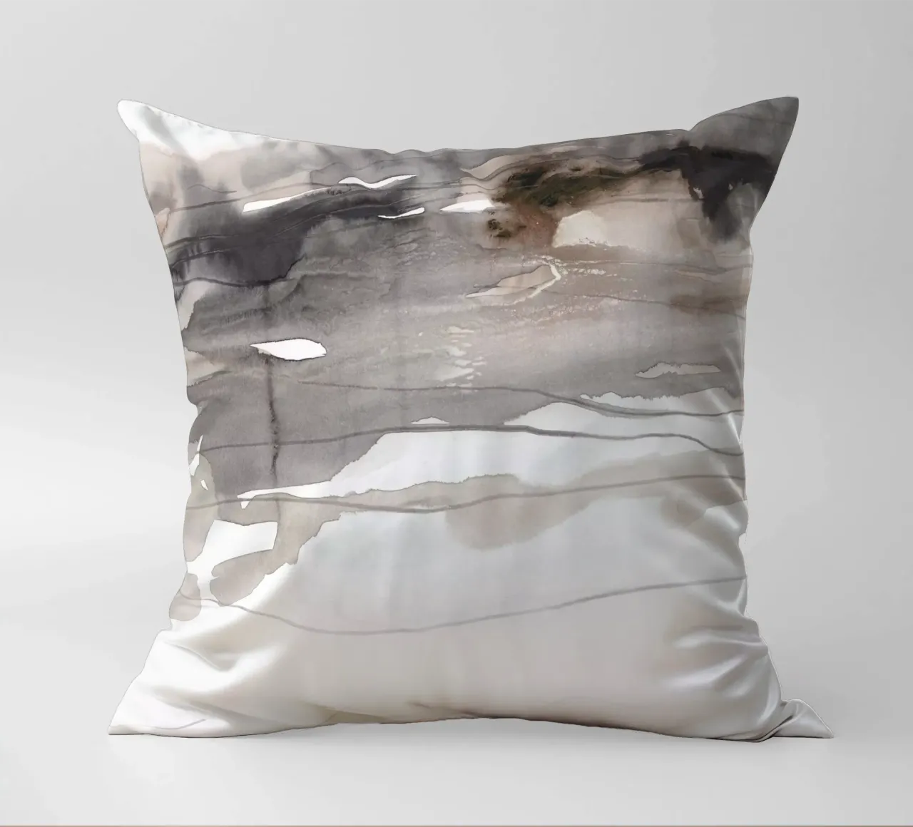 dissolving abstract landscape cuscino da IRIS LEHNHARDT FINE ART