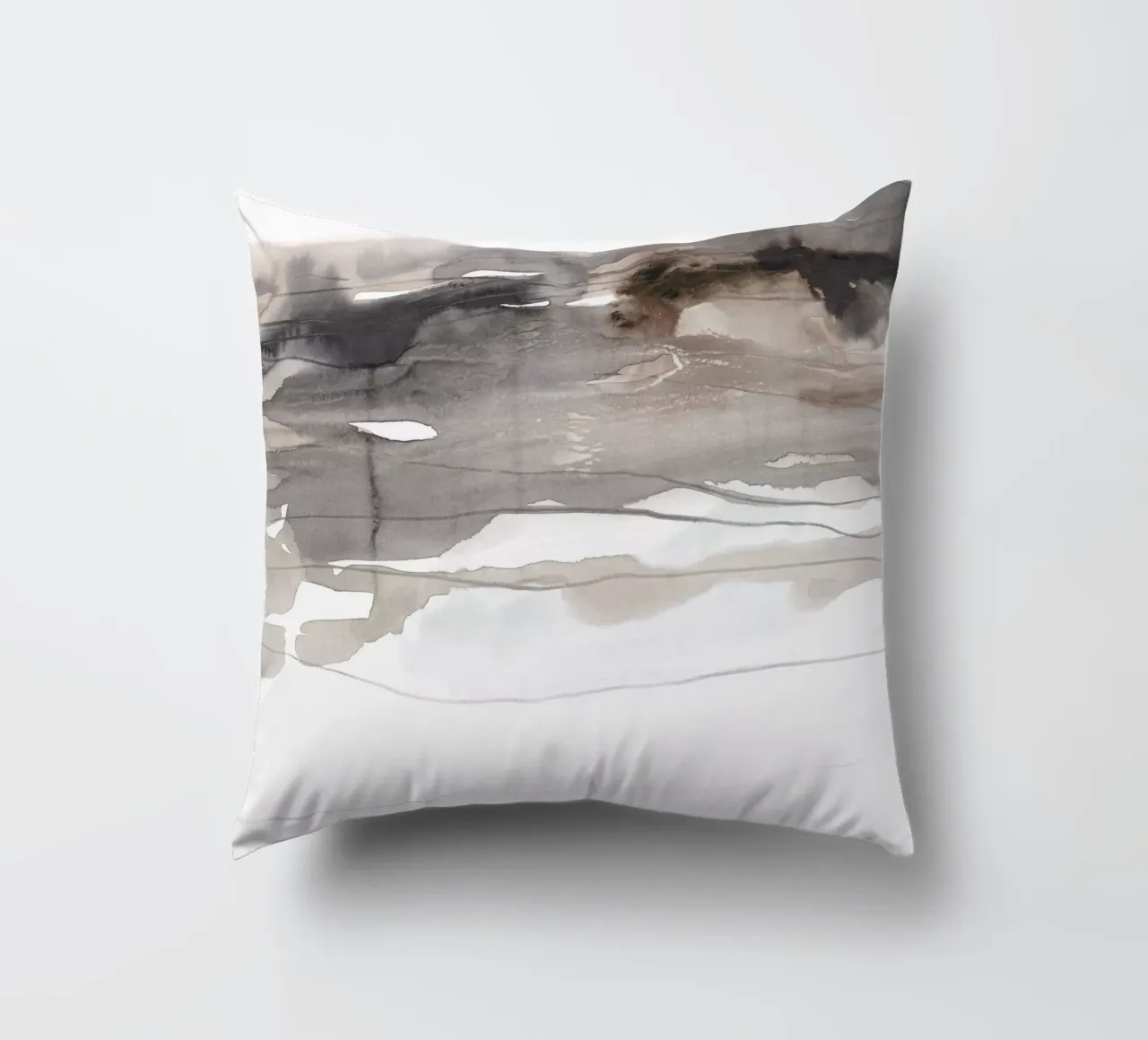 dissolving abstract landscape cuscino da IRIS LEHNHARDT FINE ART
