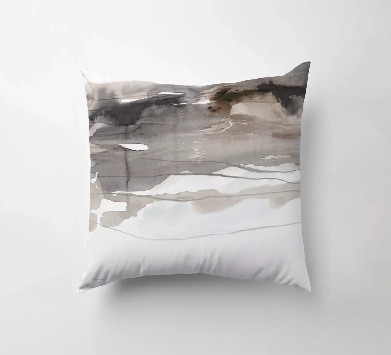 dissolving abstract landscape cuscino da IRIS LEHNHARDT FINE ART
