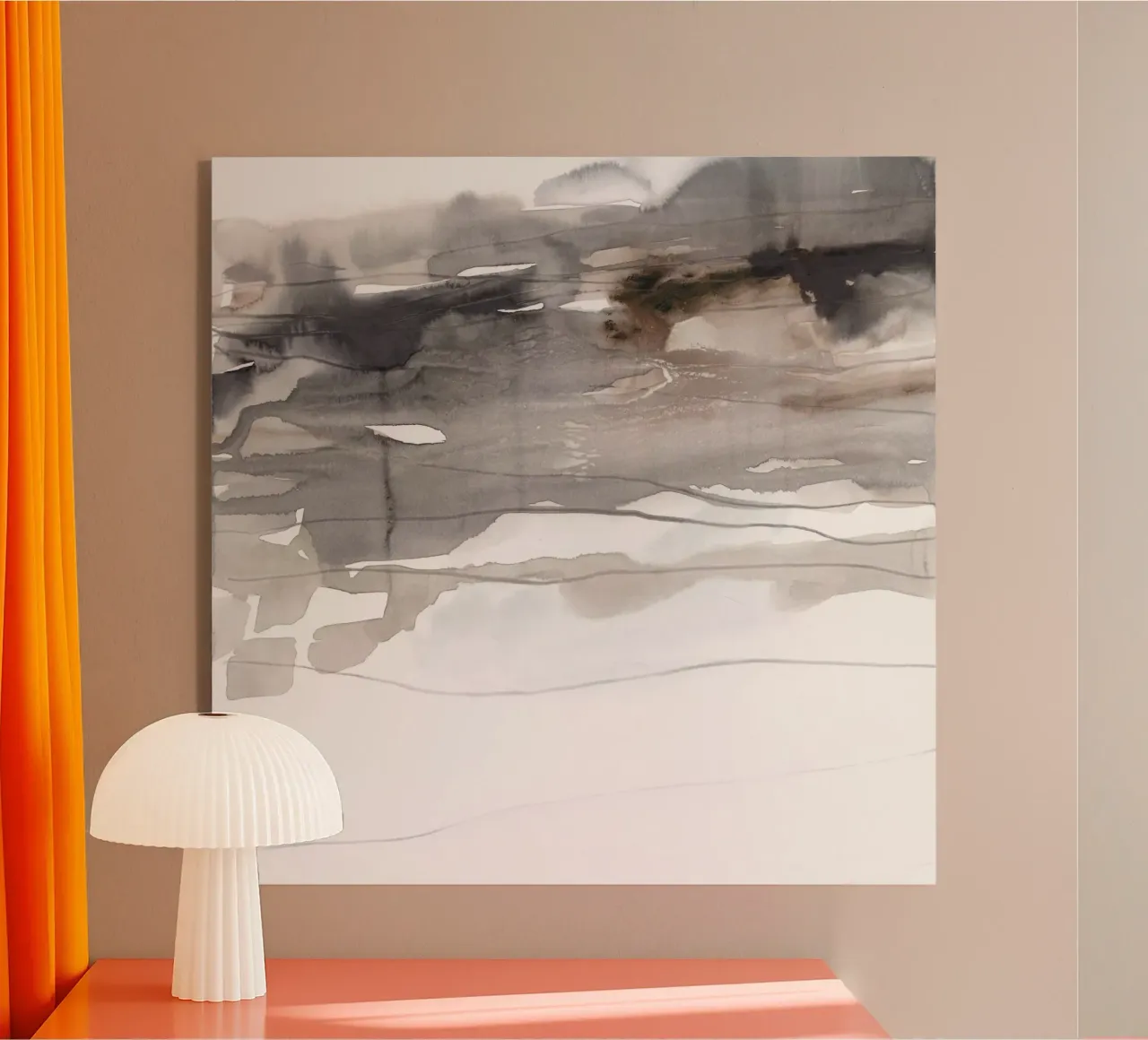 dissolving abstract landscape plexiglass da IRIS LEHNHARDT FINE ART