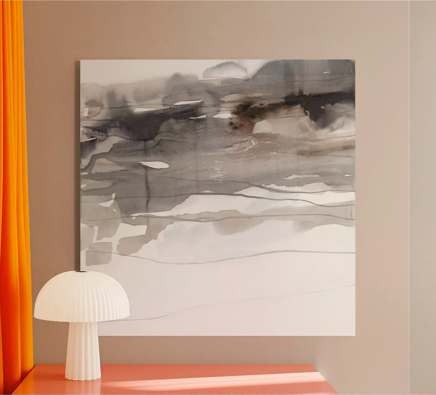 dissolving abstract landscape plexiglas de IRIS LEHNHARDT FINE ART