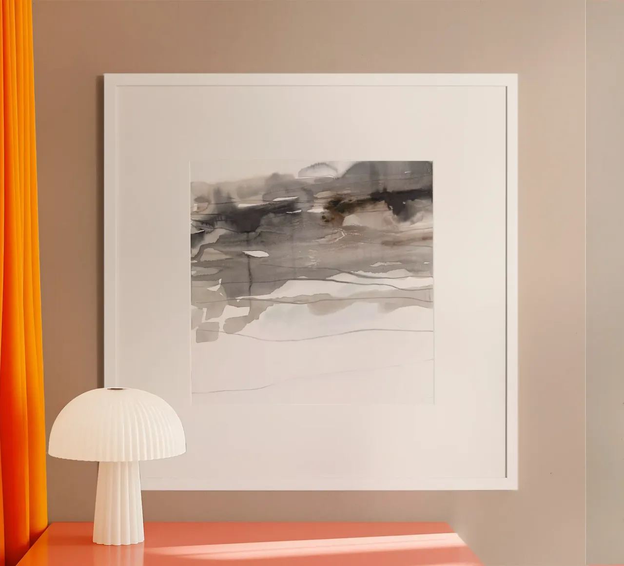 dissolving abstract landscape poster da IRIS LEHNHARDT FINE ART