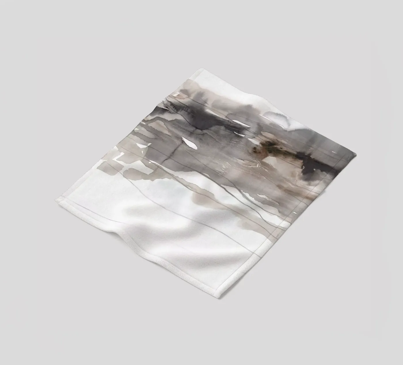 dissolving abstract landscape Fleecedecke von IRIS LEHNHARDT FINE ART