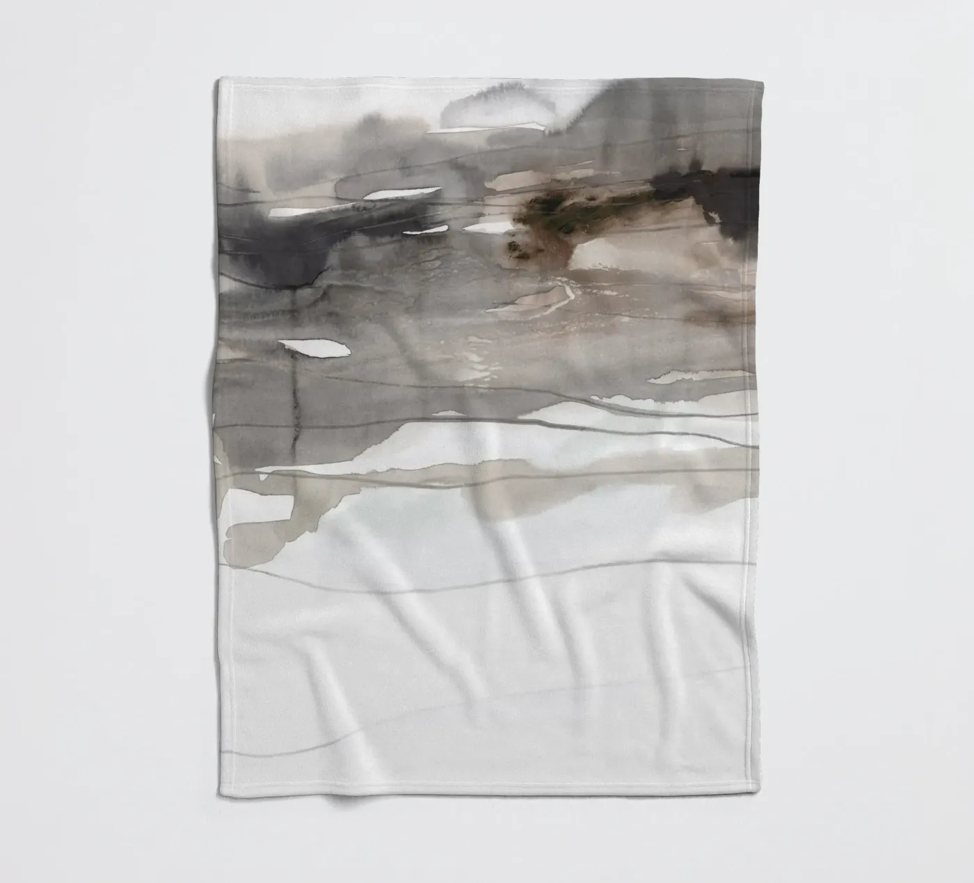 dissolving abstract landscape Fleecedecke von IRIS LEHNHARDT FINE ART