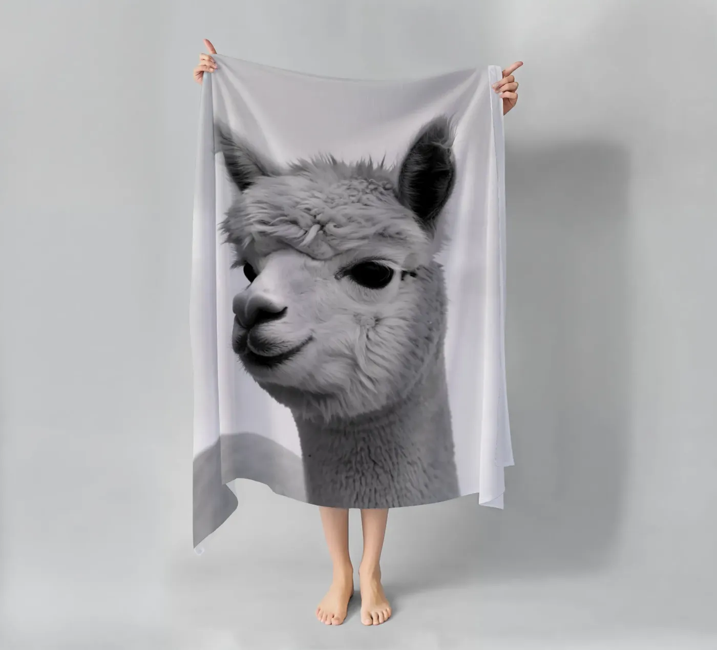 alpaca beach towel by PERSIE