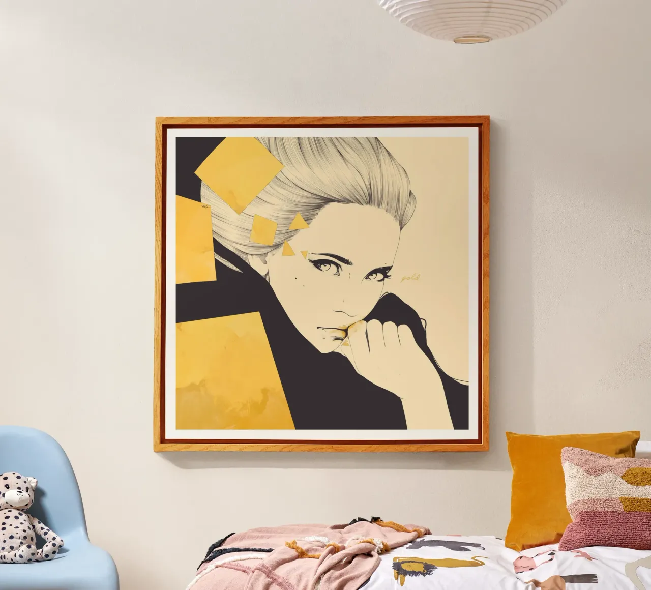 Gold plexiglass da Manuel Rebollo