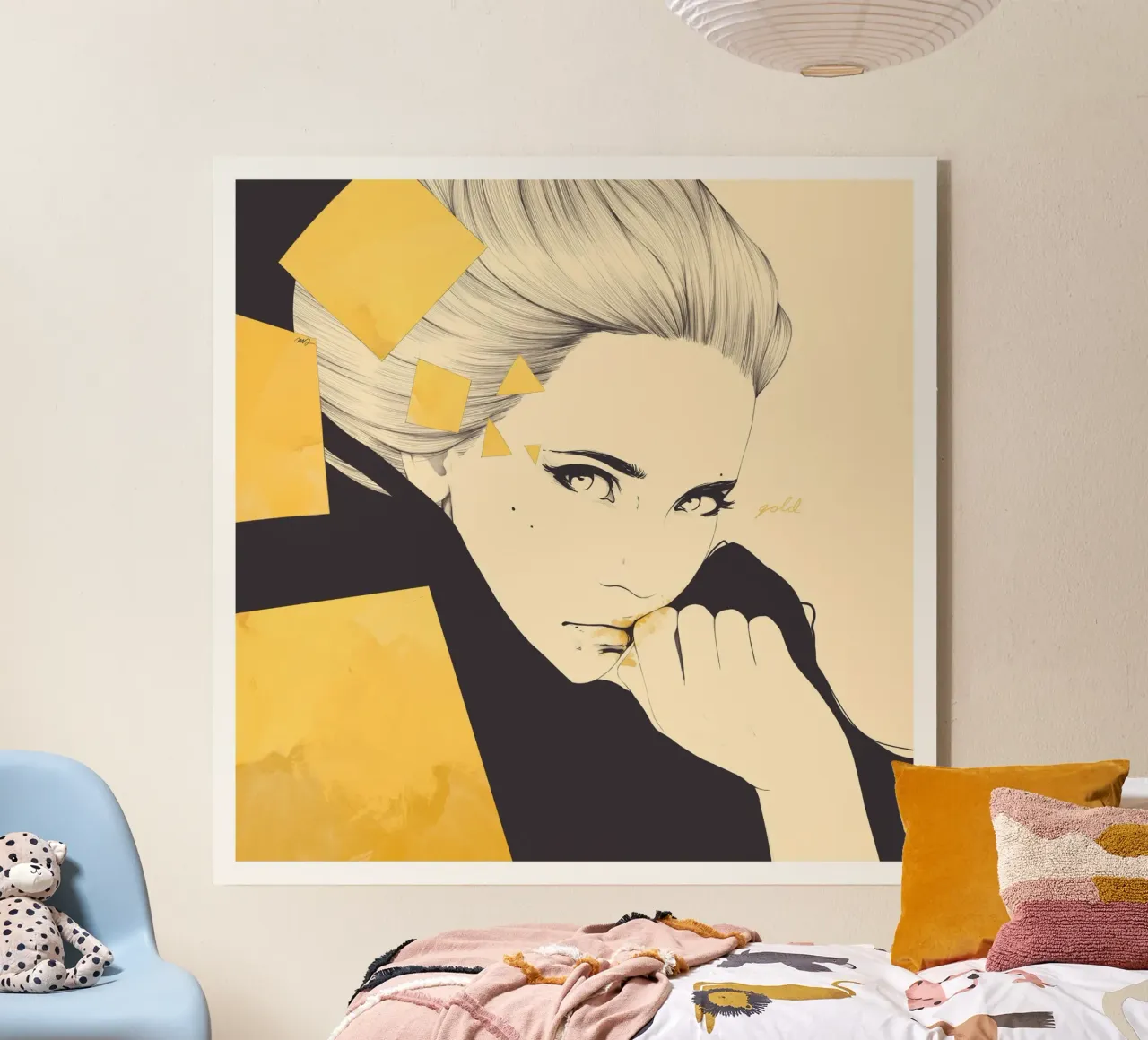 Gold plexiglass da Manuel Rebollo