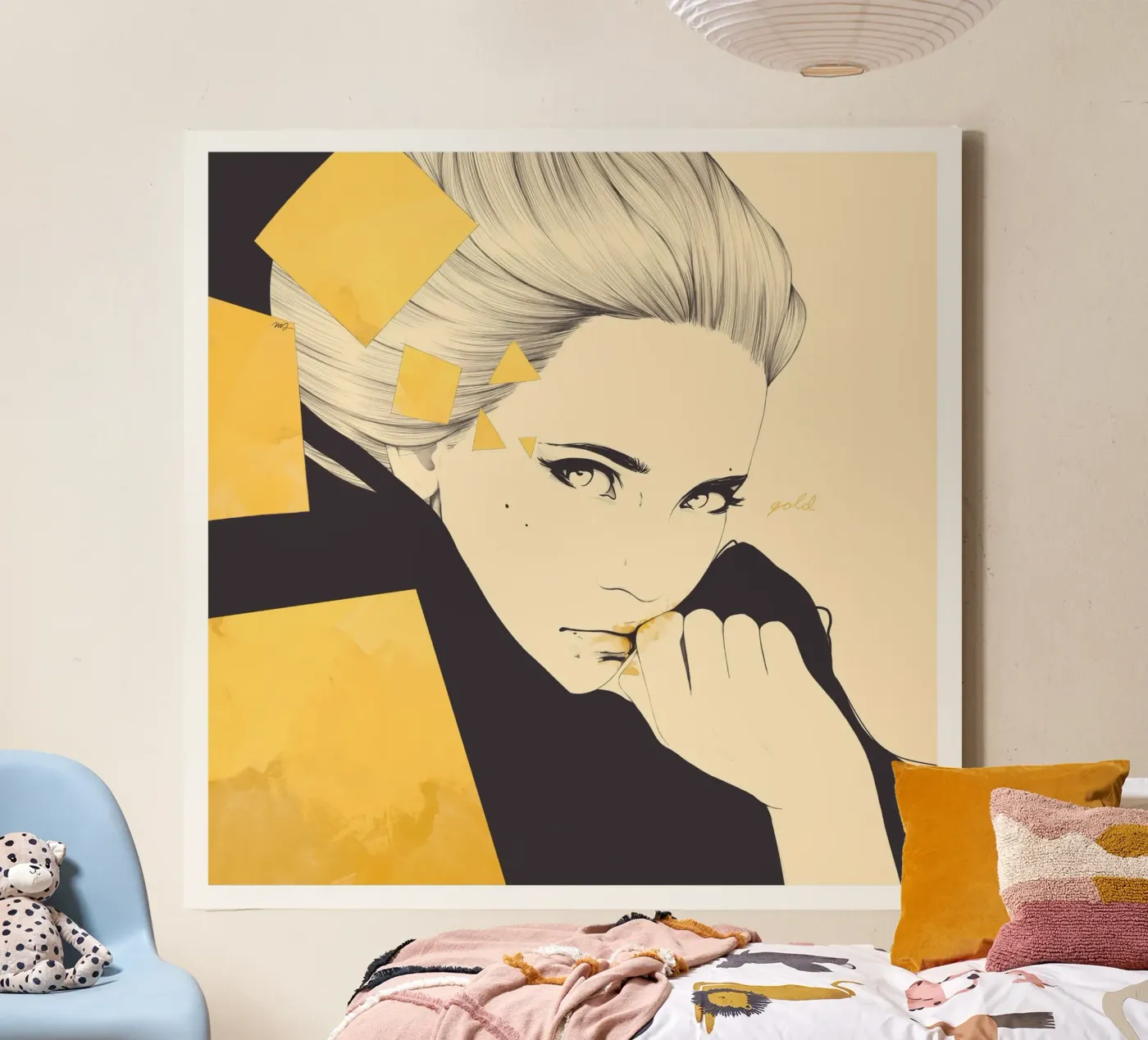 Gold tela da Manuel Rebollo