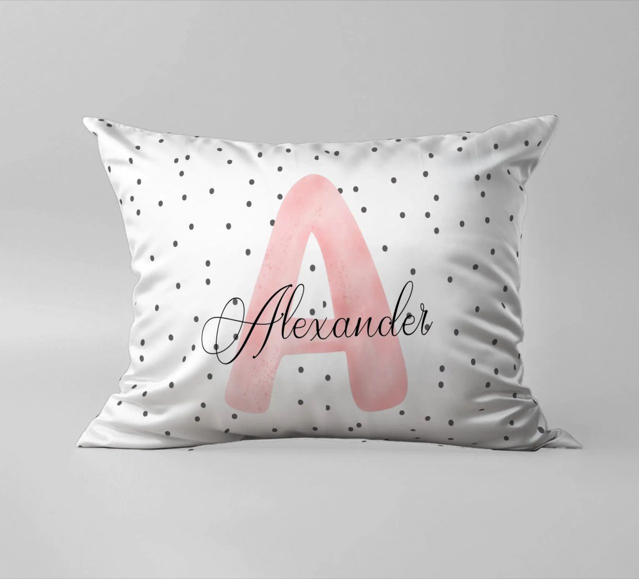 Alfabet strooien kussen van Doodle Dreams Art