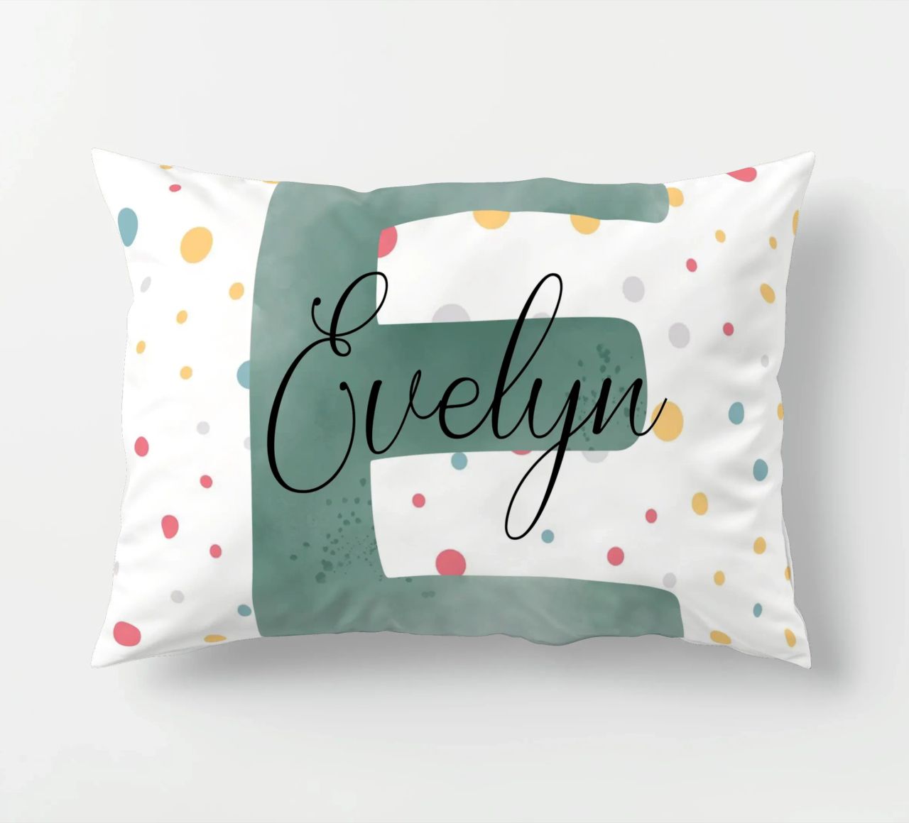 Alfabet strooien kussen van Doodle Dreams Art
