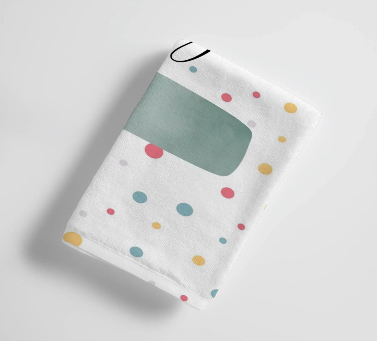 Alfabeto a pioggia asciugamano da bagno da Doodle Dreams Art
