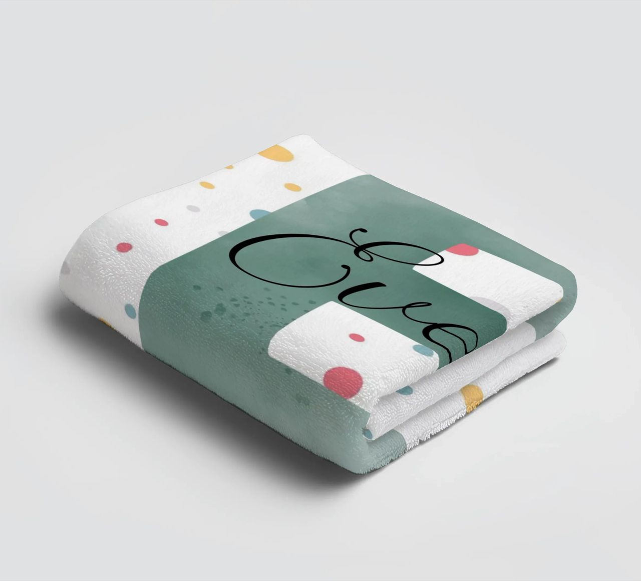 Alfabeto a pioggia asciugamano da bagno da Doodle Dreams Art