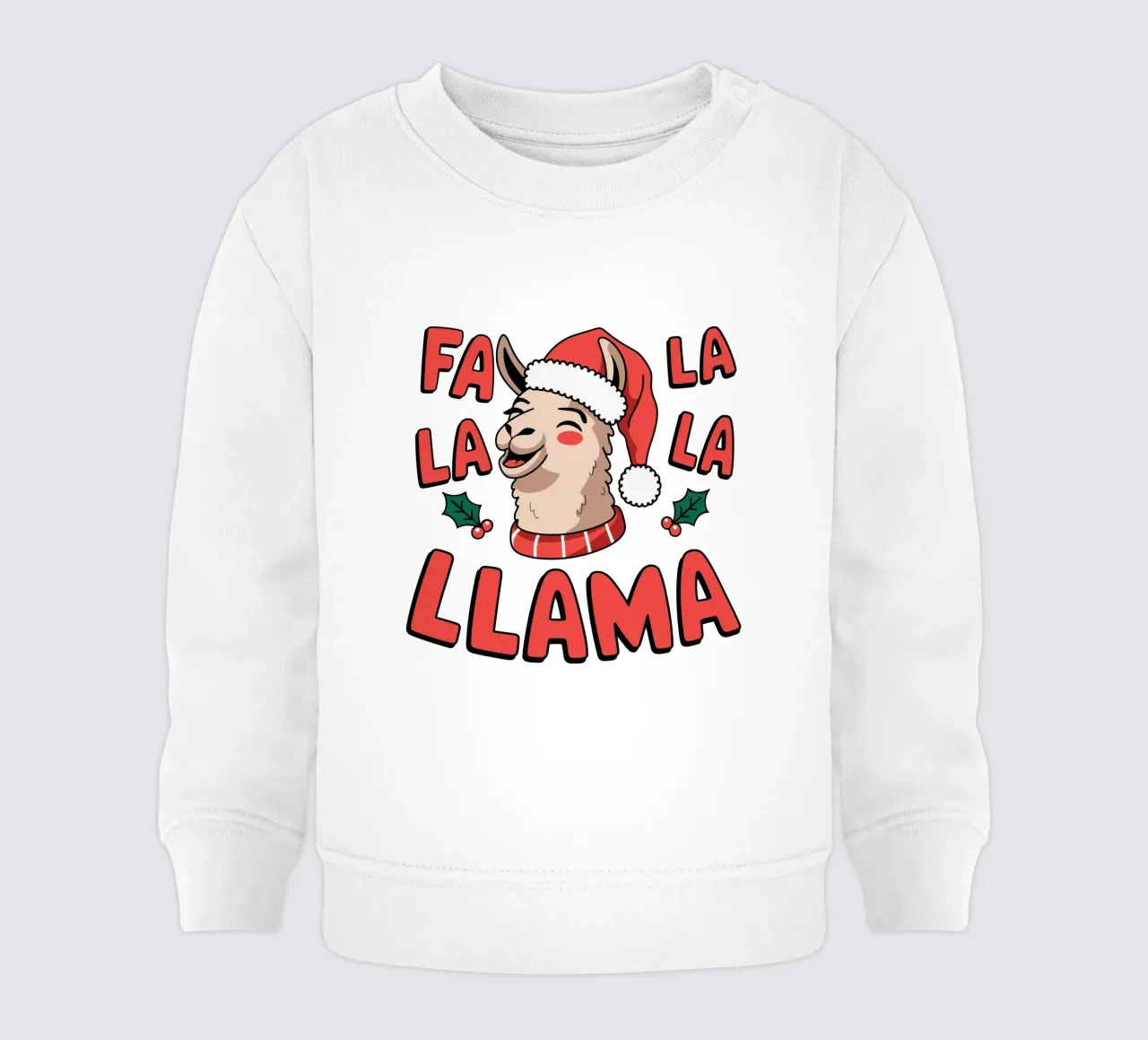 Fa la la la llama felpa neonato da edsonramosart