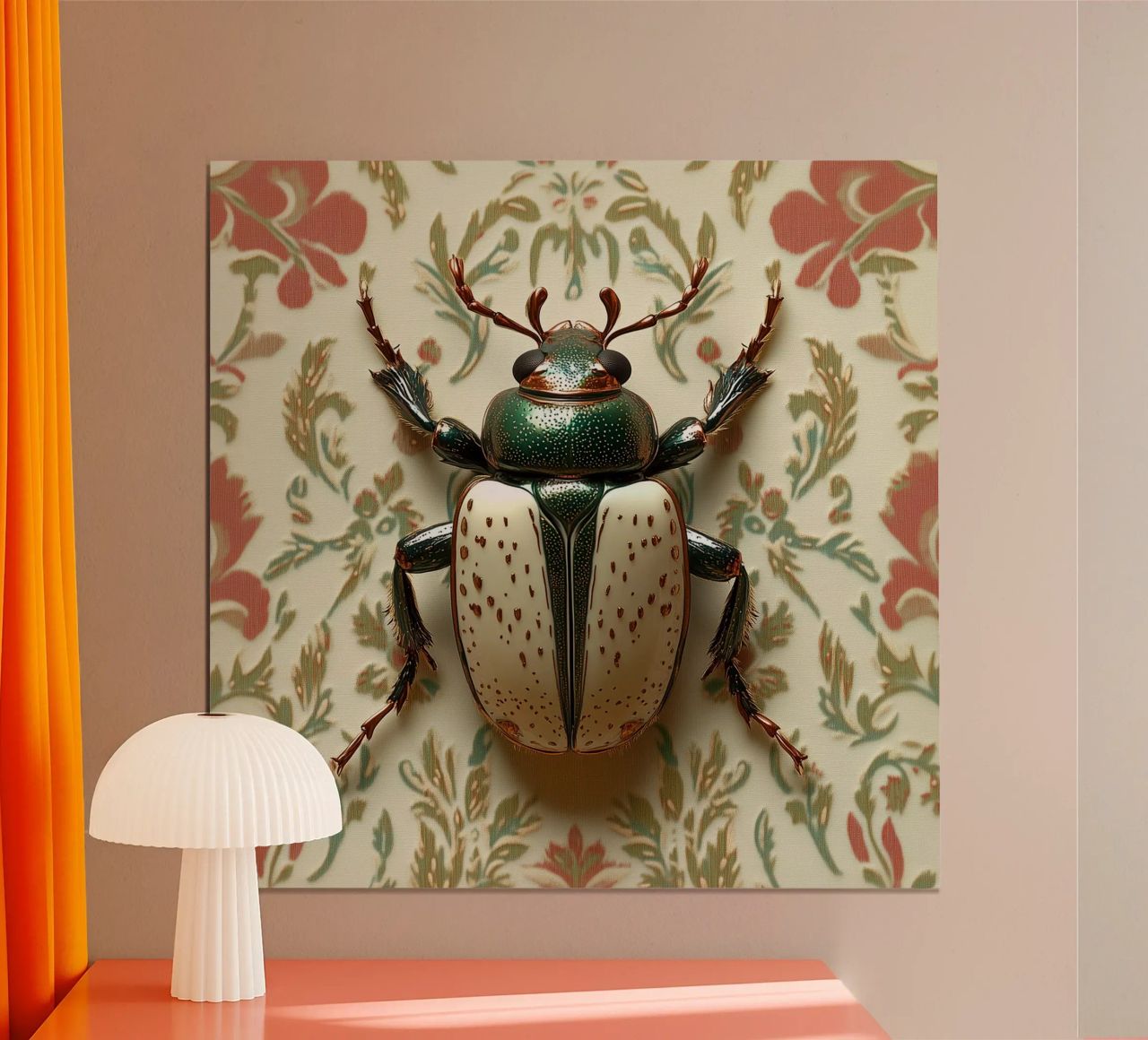 Jewerly retro beetleon wallpaper poster by Little Things