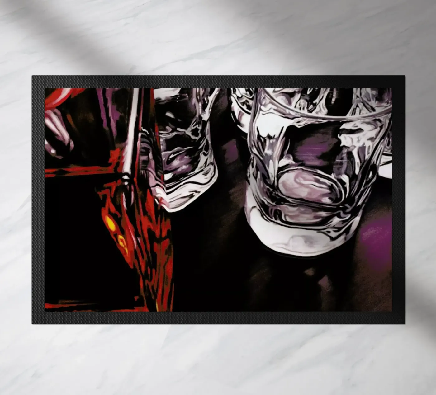 Whiskey Time Fußmatte von Jérôme Romain