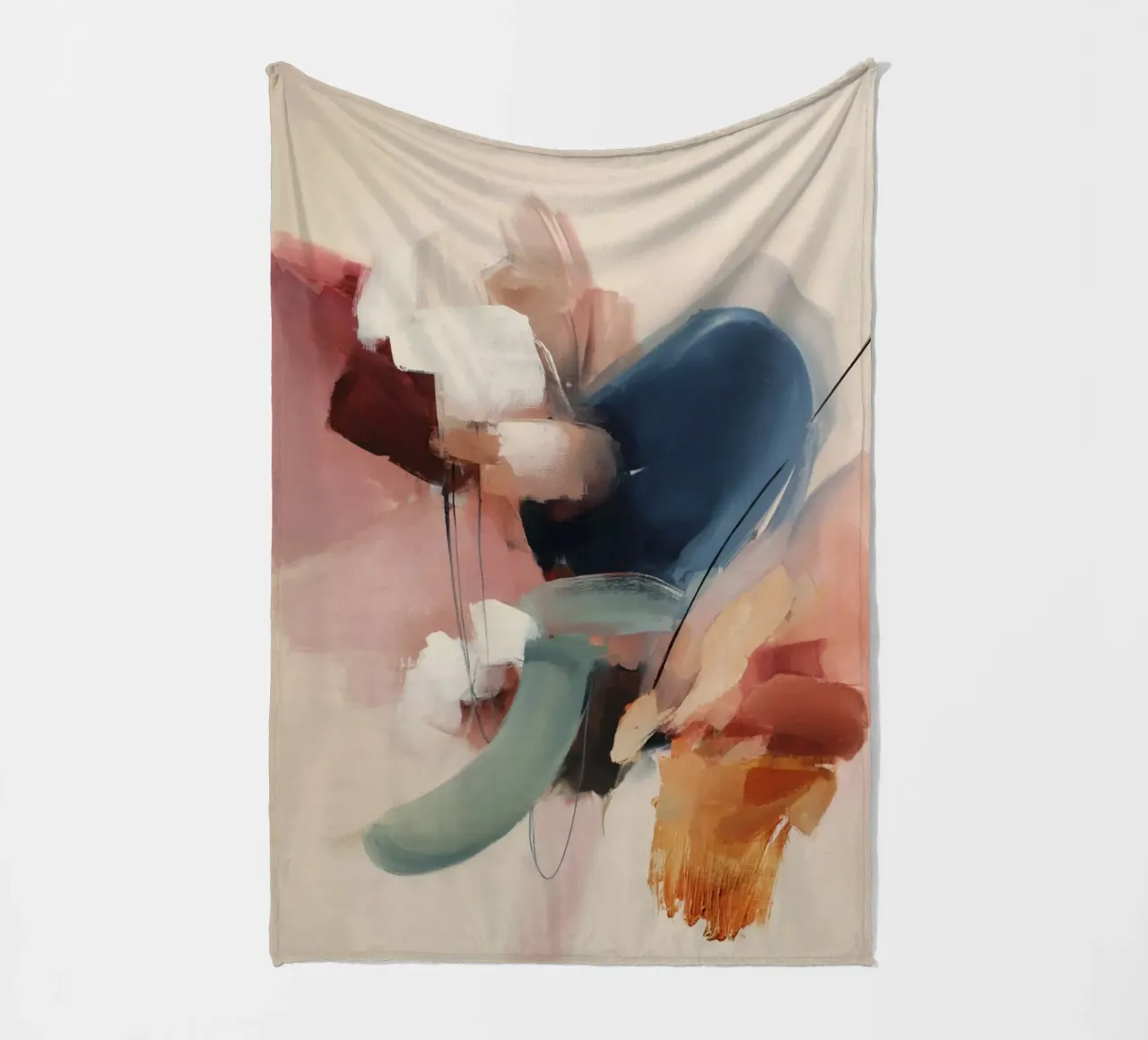 Moderne compositie fleecedeken van M.A.Z.U.N.