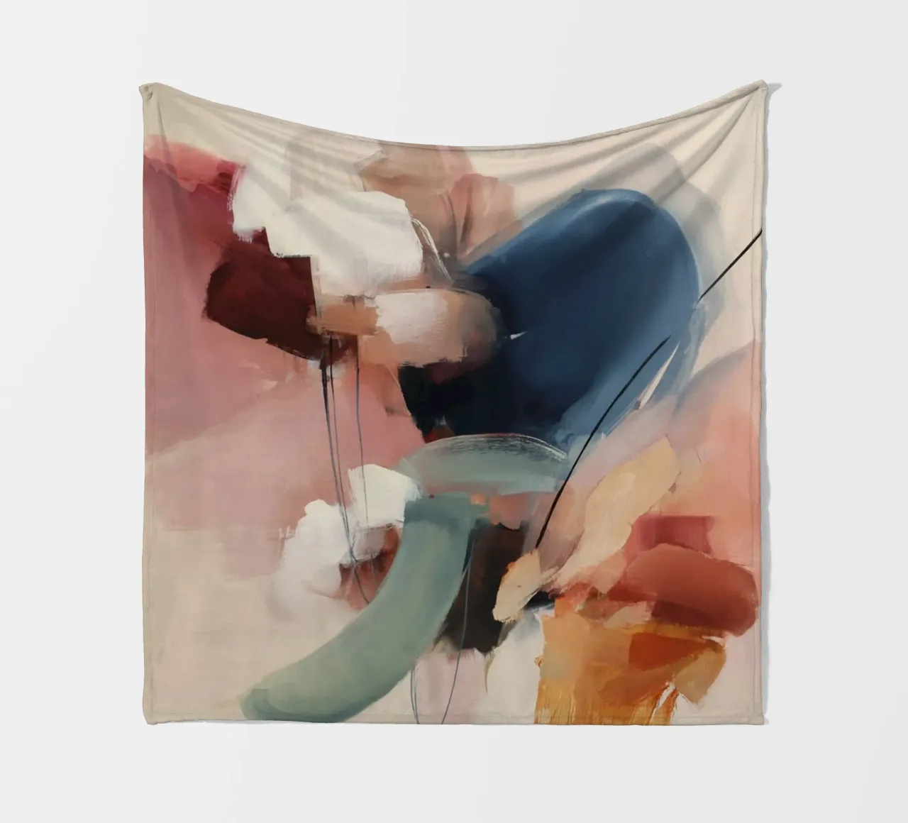 Moderne compositie fleecedeken van M.A.Z.U.N.